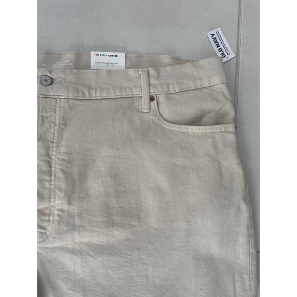 Old Navy Shorts Jean Denim Cut Off Frayed Sky Hi A-Line - Picture 4 of 12